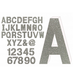 LETRA HELVÉTICA PLATA...